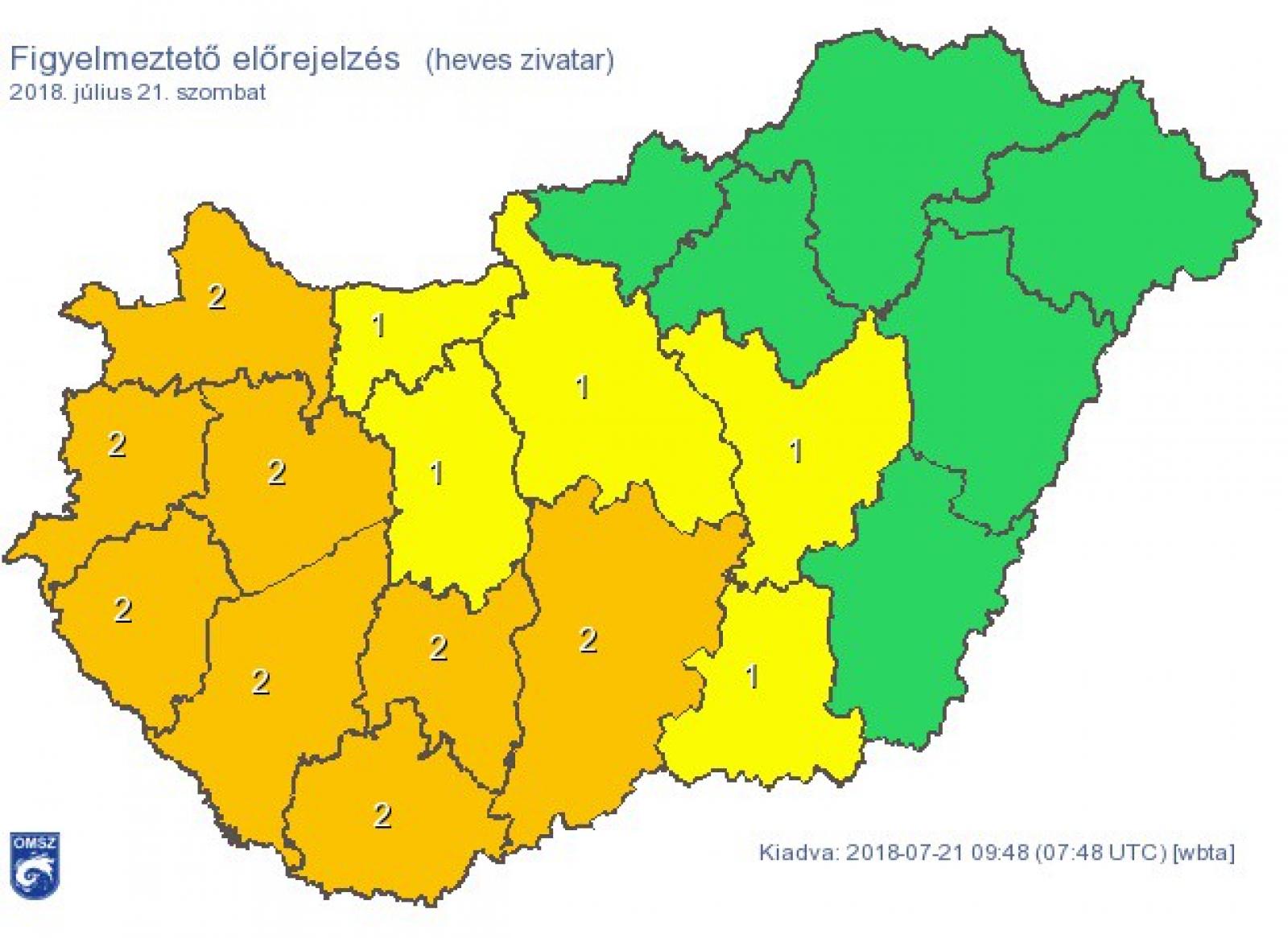 Forrás: OMSZ
