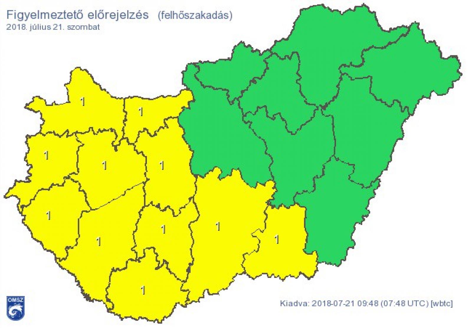 Forrás: OMSZ