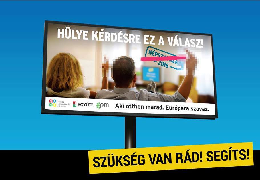 A MoMa plakátja. Forrás: Facebook/Modern Magyarország Mozgalom
